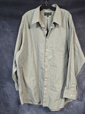 Alexander Julian Light Sage Green Button-Down Shirt